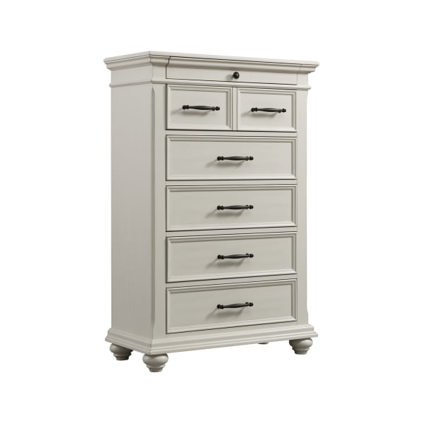 Slater - 6-Drawer Chest - White