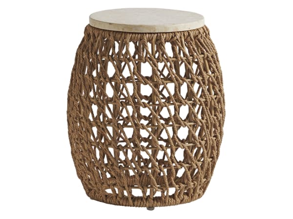 Los Altos Valley View - Round Accent Table - Light Brown