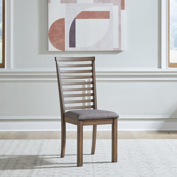 Brook Bay - Upholstered Ladder Back Side Chair (RTA) - Brown