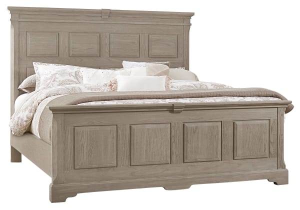 Heritage - Queen Mansion Bed - Greystone