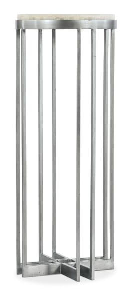 Melange - Marin 36" Accent End Table - Pearl Silver