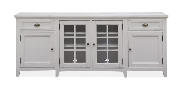 Heron Cove - 80" Entertainment Console - Chalk White