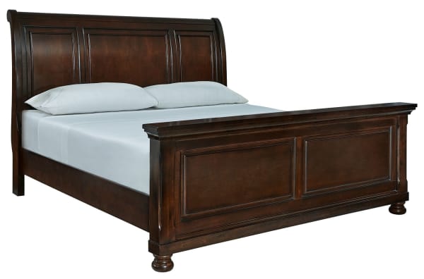 Porter - Rustic Brown - California King Sleigh Bed