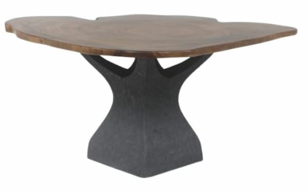 Weller - Dining Table - Dark Brown / Black