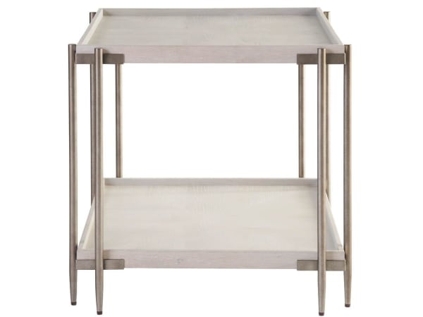 Avaline - Selkie End Table - Bronze / Gray