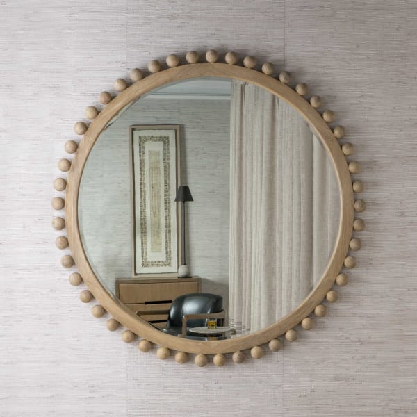 Brianza - 72" Round Mirror - Natural