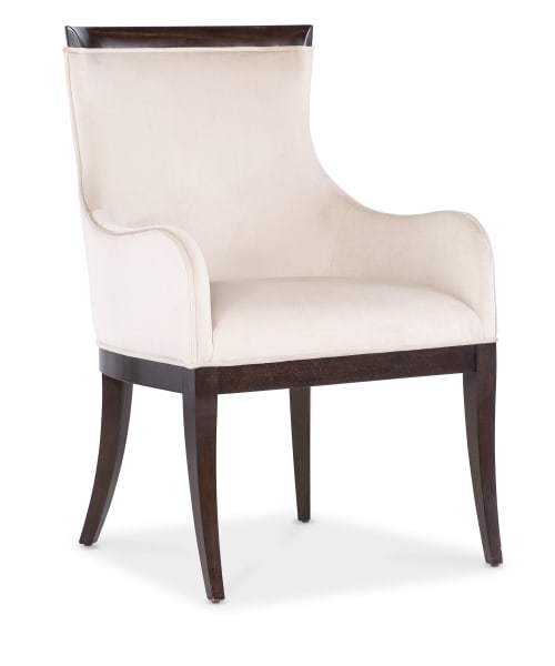 Bella Donna - Upholstered Arm Chair - White