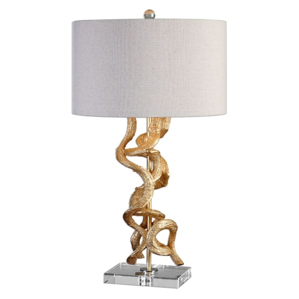 Twisted Vines - Table Lamp - Gold