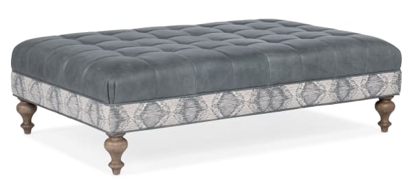 Rects - XL Ottoman With Tufted Top