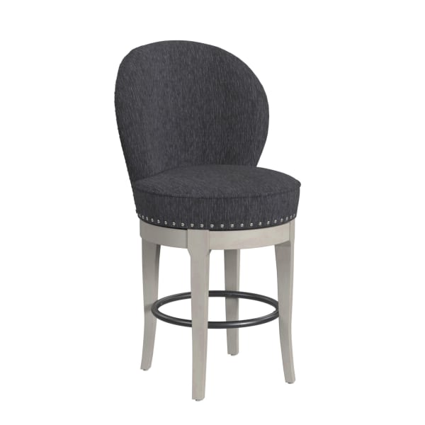 Westford - Swivel Bar Stool (Set of 2) - Charcoal Gray