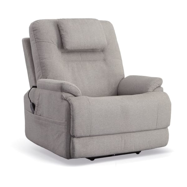 Zecliner Model 2+ - Power Lift Recliner With Power Headrest, Lumbar, Heat & Massage - Dove