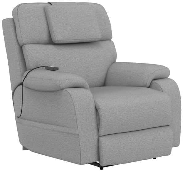 Dreamtime - Power Headrest Power Lay Flat Recliner With CR3 Heat/Massage/Zero Gravity - Steel