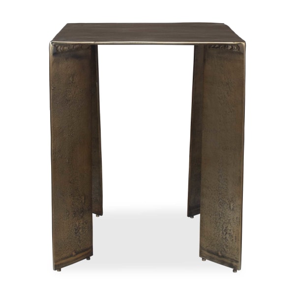 Reade - Outdoor Accent Table - Brass