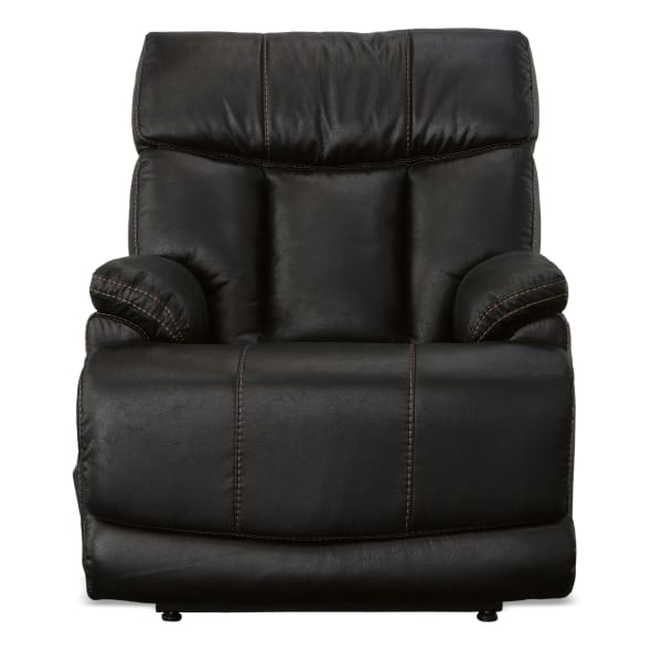 Clive - Power Recliner With Power Headrest & Lumbar - Peppercorn