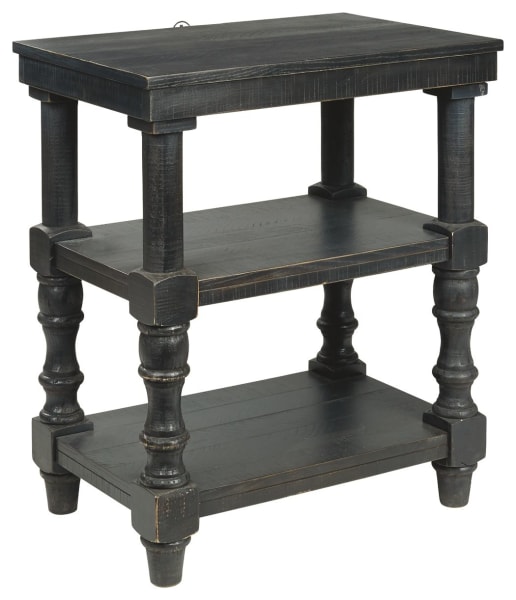 Dannerville - Antique Black - Accent Table