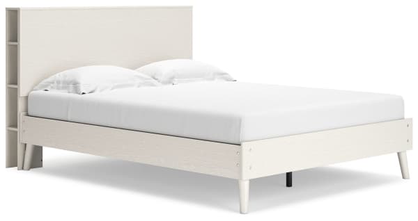 Aprilyn - White - Queen Bookcase Bed