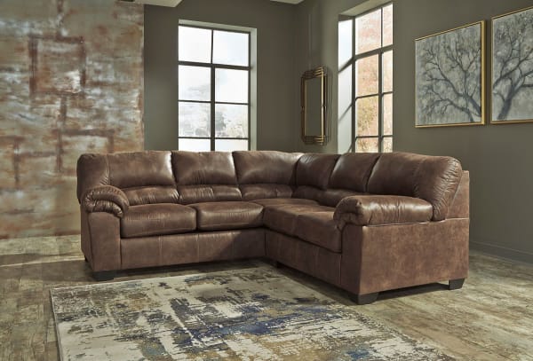 Bladen - Coffee - Left Arm Facing Sofa, Right Arm Facing Loveseat Sectional