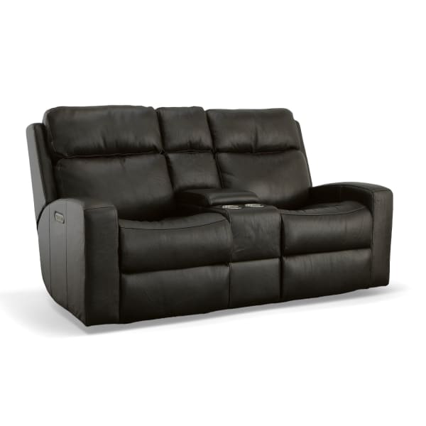 Cody - Power Reclining Loveseat With Console & Power Headrests - Shadow