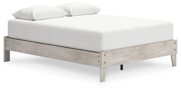 Shawburn - Whitewash - Platform Queen Bed