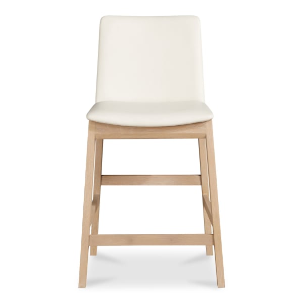 Deco - Counter Stool - White / Light Brown