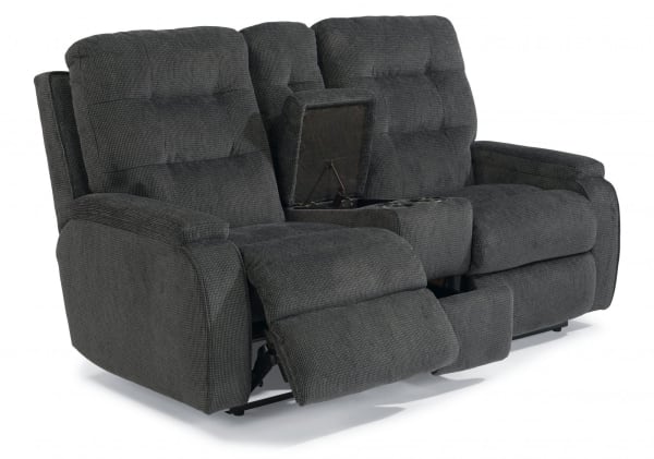 Kerrie - Power Reclining Loveseat with Console