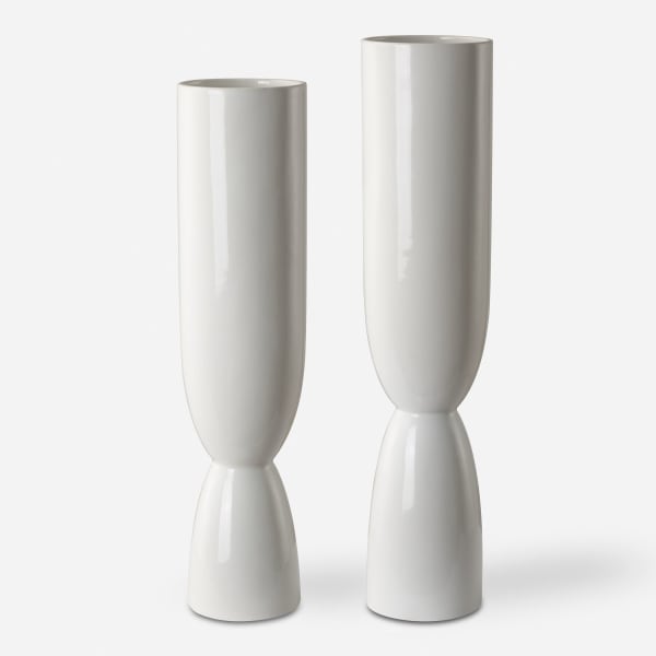 Kimist - Vases (Set of 2) - White