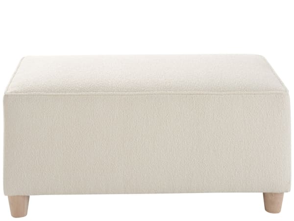 U Choose - 38" x 22" Rectangle Ottoman - White