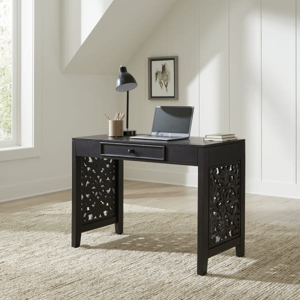 Trellis Lane - Accent Writing Desk - Black