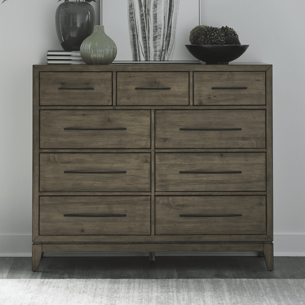 Shaker Lakes - 9 Drawer Chesser - Harvest Brown