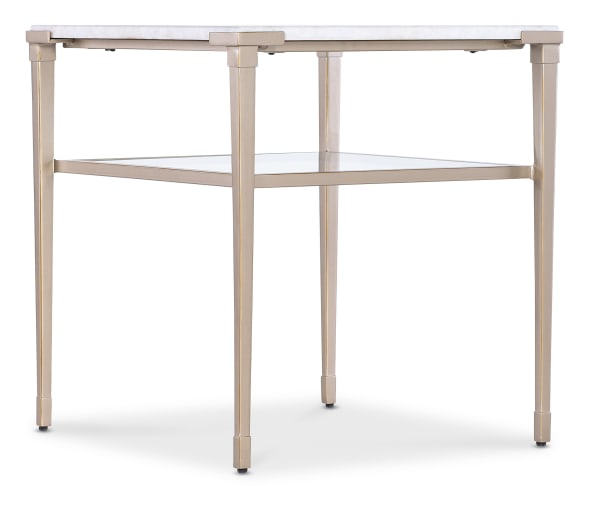 Melange - Jen End Table - Gold