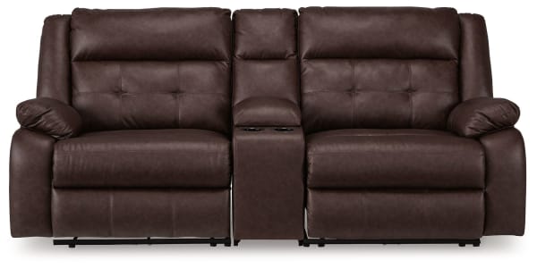 Punch Up - Walnut - 3-Piece Power Reclining Sectional