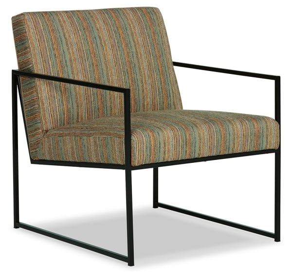 Aniak - Blue / Brown / Beige - Accent Chair