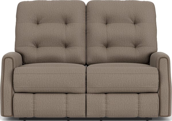 Devon - Reclining Loveseat - Dark Gray