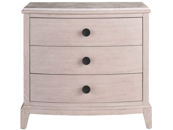 Coalesce - Nightstand - Pearl Silver