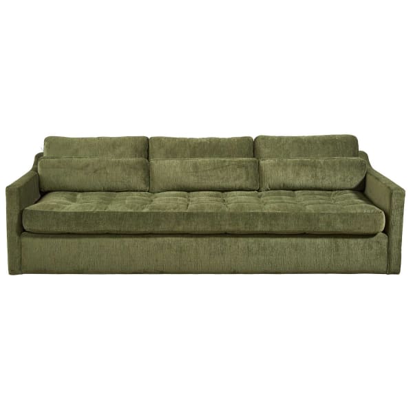 Slope Sofa - Sofa - Martini Olive Antique Velvet