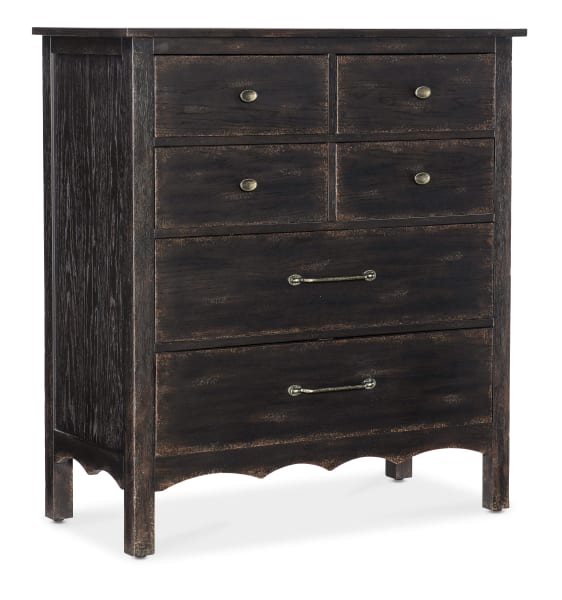 Americana - Six-Drawer Chest - Dark Brown