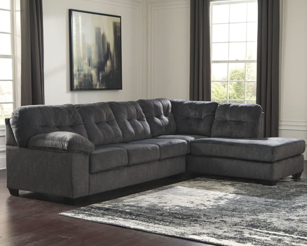 Accrington - Granite - Left Arm Facing Sofa 2 Pc Sectional