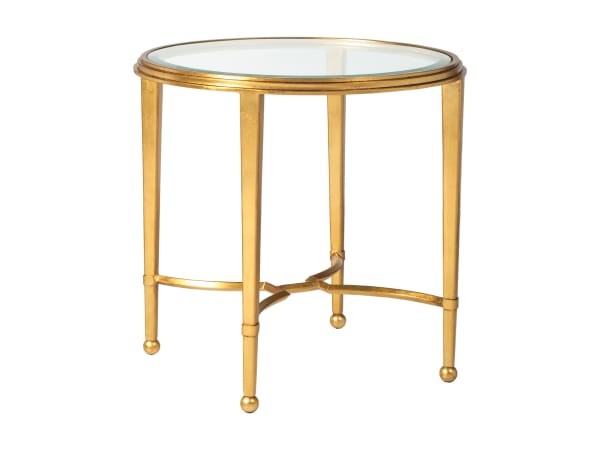 Metal Designs - Sangiovese Round End Table - Yellow
