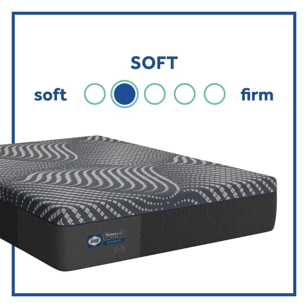 PosturePedic Plus - Brenham Soft Hybrid Mattress - Twin Long