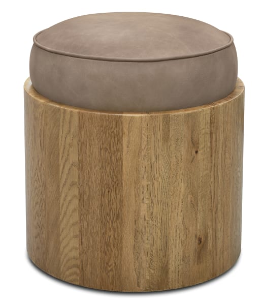 CC - Berkley Storage Footstool - Light Brown