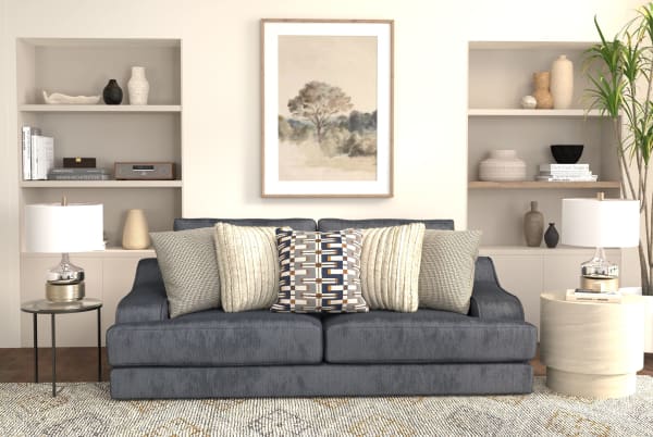Olympus - Sofa - Sapphire (Blue)