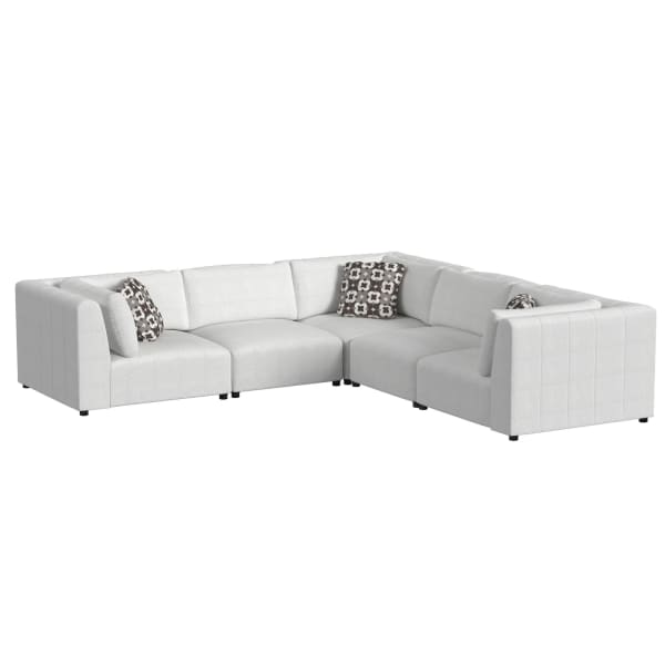 Zandara - 5 Piece Modular Set Sectional - Beige