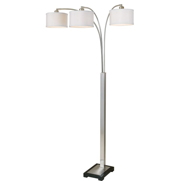 Bradenton - 3 Light Floor Lamp - Nickel