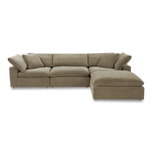 Terra Lounge - Performance Fabric Modular Sectional - Desert Sage