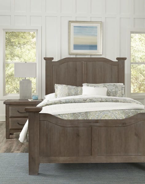 Sawmill Arch Storage Bed Saddle Grey Queen