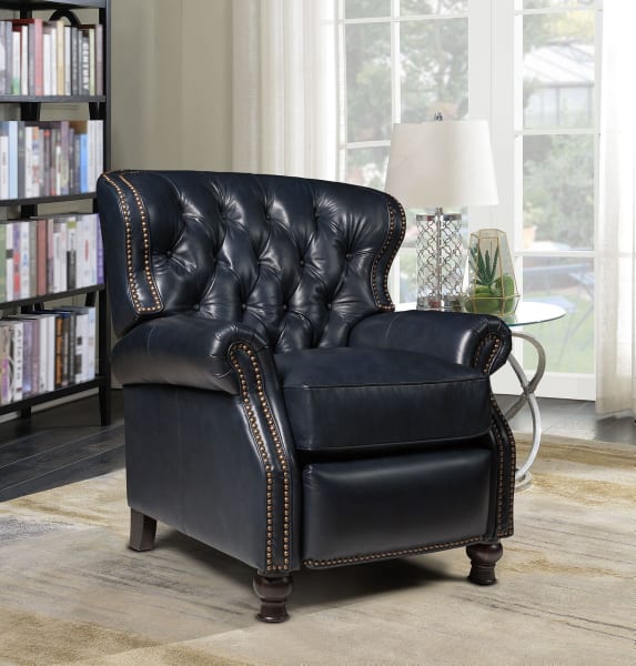 Presidential - Recliner - Push Thru Arm - Blue