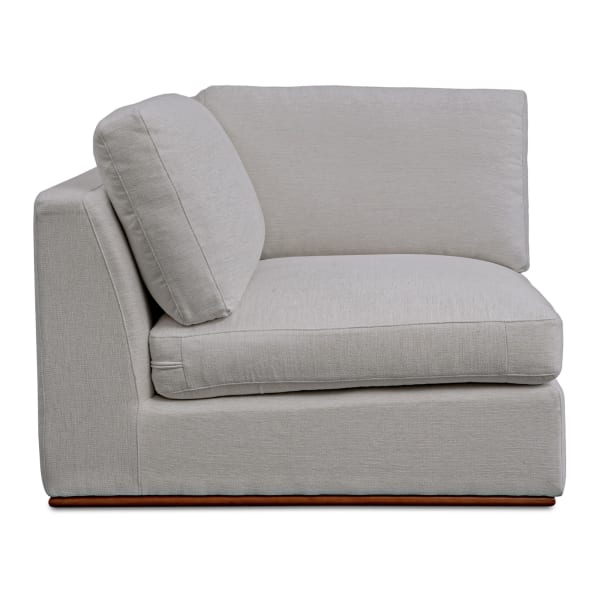 Rue - Corner Chair - Flecked Gray