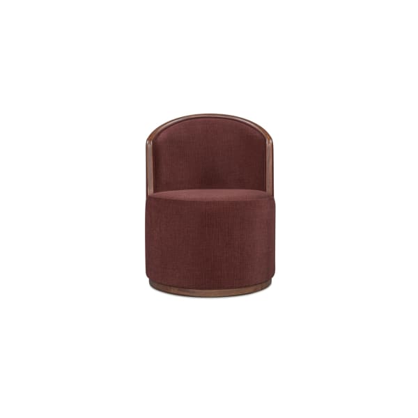 Rossi - Swivel Dining Chair - Berry / Purple