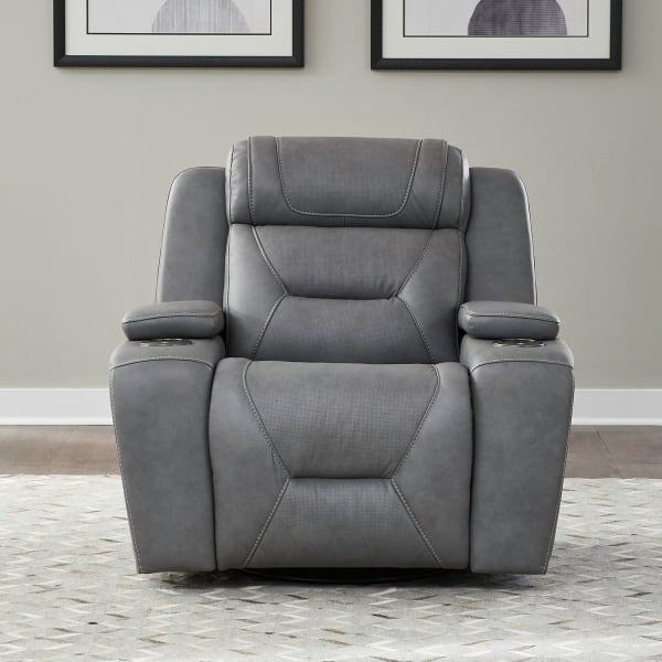 Chapman - Swivel Glider Recliner P2 - Gray