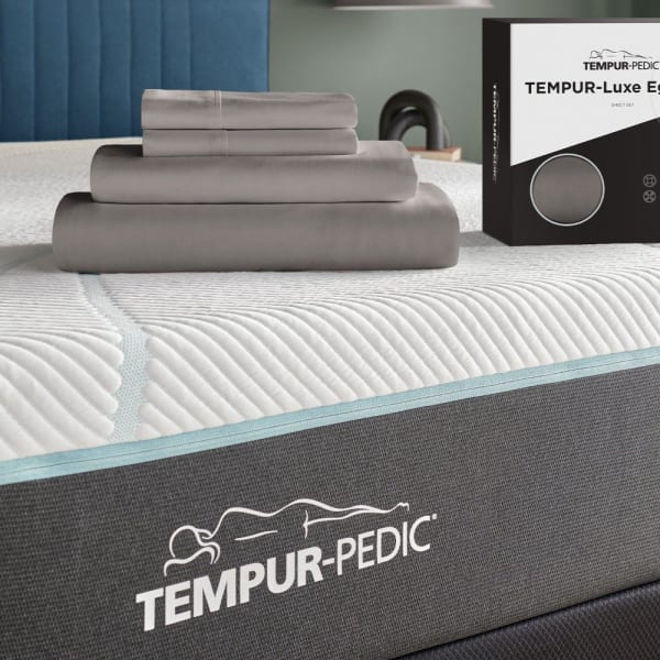 Linens - Tempur Luxe Egyptian Cotton Sheet Set - Cool Gray - Twin